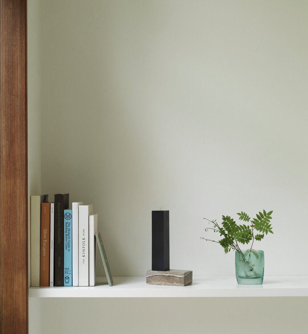 Square stearinlys - brun